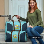 Custom Bowls Australia Travel Bag Teal Color Curve Sporty - Aussie Hoodie