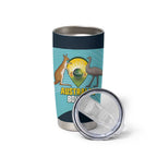 Custom Bowls Australia Tumbler Cup Teal Color Curve Sporty - Aussie Hoodie