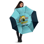 Custom Bowls Australia Umbrella Teal Color Curve Sporty - Aussie Hoodie