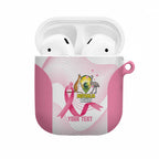 Custom Bowls Australia Breast Cancer AirPods Case Pink Ribbon Curve Sporty - Aussie Hoodie