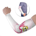 Custom Bowls Australia Breast Cancer Arm Sleeves Pink Ribbon Curve Sporty - Aussie Hoodie