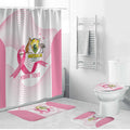 Custom Bowls Australia Breast Cancer Bathroom Set Pink Ribbon Curve Sporty - Aussie Hoodie