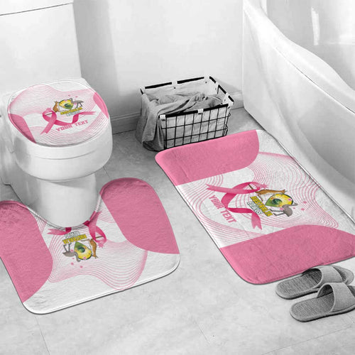Custom Bowls Australia Breast Cancer Bathroom Set Pink Ribbon Curve Sporty - Aussie Hoodie