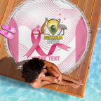 Custom Bowls Australia Breast Cancer Beach Blanket Pink Ribbon Curve Sporty - Aussie Hoodie