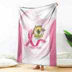 Custom Bowls Australia Breast Cancer Blanket Pink Ribbon Curve Sporty - Aussie Hoodie