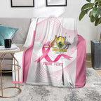 Custom Bowls Australia Breast Cancer Blanket Pink Ribbon Curve Sporty - Aussie Hoodie