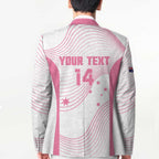Custom Bowls Australia Breast Cancer Blazer Pink Ribbon Curve Sporty - Aussie Hoodie