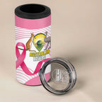 Custom Bowls Australia Breast Cancer 4 in 1 Can Cooler Tumbler Pink Ribbon Curve Sporty - Aussie Hoodie