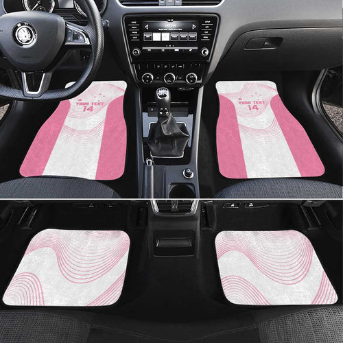 Custom Bowls Australia Breast Cancer Car Mats Pink Ribbon Curve Sporty - Aussie Hoodie