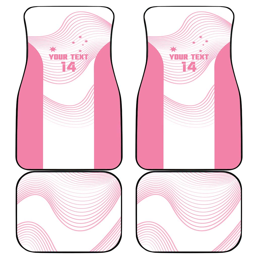 Custom Bowls Australia Breast Cancer Car Mats Pink Ribbon Curve Sporty - Aussie Hoodie