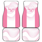Custom Bowls Australia Breast Cancer Car Mats Pink Ribbon Curve Sporty - Aussie Hoodie