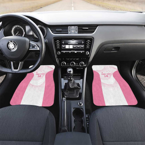 Custom Bowls Australia Breast Cancer Car Mats Pink Ribbon Curve Sporty - Aussie Hoodie