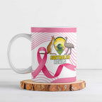 Custom Bowls Australia Breast Cancer Ceramic Mug Pink Ribbon Curve Sporty - Aussie Hoodie