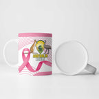 Custom Bowls Australia Breast Cancer Ceramic Mug Pink Ribbon Curve Sporty - Aussie Hoodie