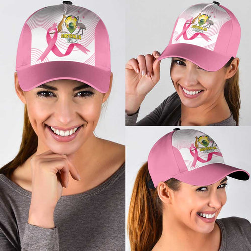 Bowls Australia Breast Cancer Classic Cap Pink Ribbon Curve Sporty - Aussie Hoodie