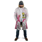 Custom Bowls Australia Breast Cancer Cloak Pink Ribbon Curve Sporty - Aussie Hoodie