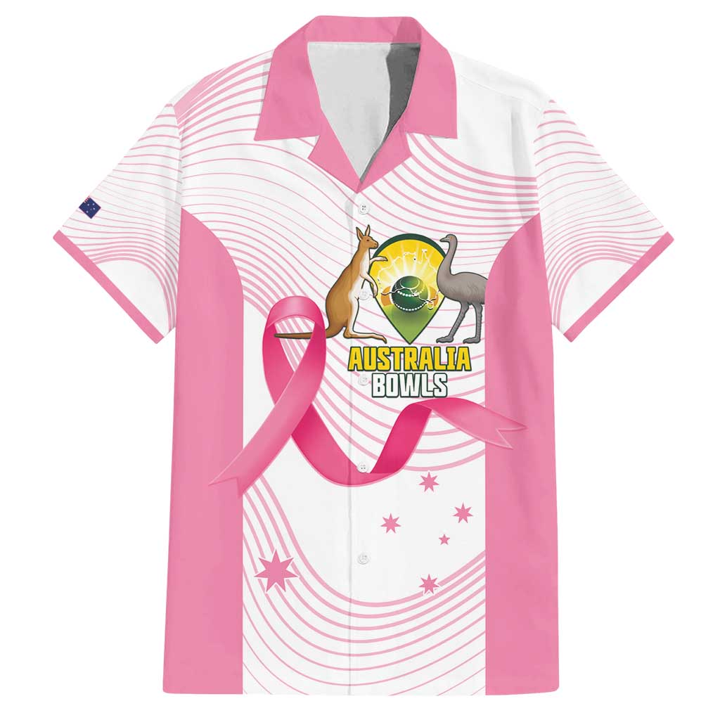 Custom Bowls Australia Breast Cancer Family Matching Long Sleeve Bodycon Dress and Hawaiian Shirt Pink Ribbon Curve Sporty - Aussie Hoodie
