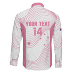 Custom Bowls Australia Breast Cancer Family Matching Mermaid Dress and Hawaiian Shirt Pink Ribbon Curve Sporty - Aussie Hoodie