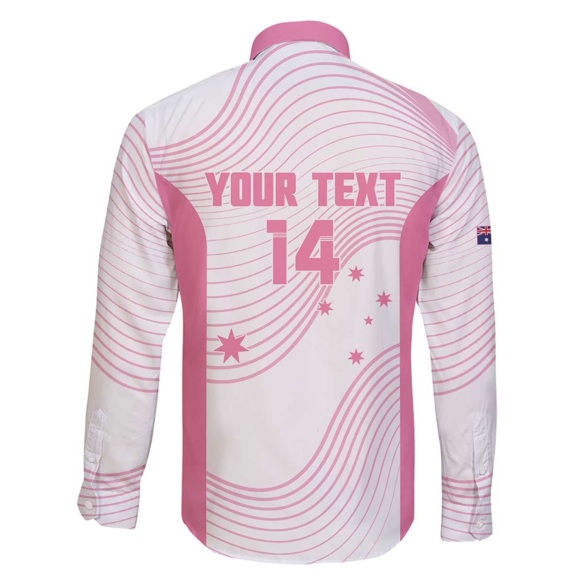 Custom Bowls Australia Breast Cancer Family Matching Off The Shoulder Long Sleeve Dress and Hawaiian Shirt Pink Ribbon Curve Sporty - Aussie Hoodie