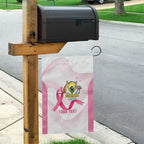 Custom Bowls Australia Breast Cancer Garden Flag Pink Ribbon Curve Sporty - Aussie Hoodie