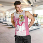 Custom Bowls Australia Breast Cancer Men Tank Top Pink Ribbon Curve Sporty - Aussie Hoodie
