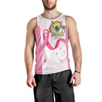 Custom Bowls Australia Breast Cancer Men Tank Top Pink Ribbon Curve Sporty - Aussie Hoodie