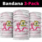 Custom Bowls Australia Breast Cancer Neck Gaiter Pink Ribbon Curve Sporty - Aussie Hoodie