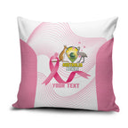 Custom Bowls Australia Breast Cancer Pillow Cover Pink Ribbon Curve Sporty - Aussie Hoodie