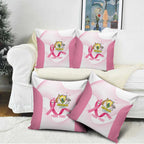 Custom Bowls Australia Breast Cancer Pillow Cover Pink Ribbon Curve Sporty - Aussie Hoodie