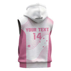 Custom Bowls Australia Breast Cancer Sleeveless Hoodie Pink Ribbon Curve Sporty - Aussie Hoodie