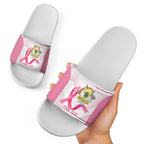 Custom Bowls Australia Breast Cancer Slide Sandals Pink Ribbon Curve Sporty - Aussie Hoodie