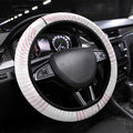 Bowls Australia Breast Cancer Steering Wheel Cover Pink Ribbon Curve Sporty - Aussie Hoodie