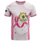 Custom Bowls Australia Breast Cancer T Shirt Pink Ribbon Curve Sporty - Aussie Hoodie