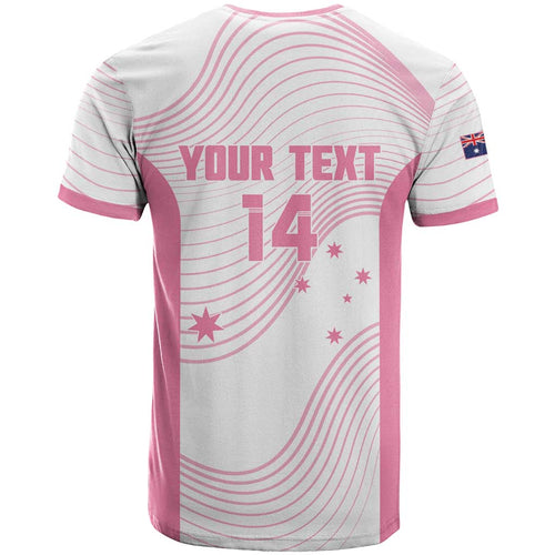 Custom Bowls Australia Breast Cancer T Shirt Pink Ribbon Curve Sporty - Aussie Hoodie