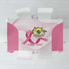 Custom Bowls Australia Breast Cancer Tablecloth Pink Ribbon Curve Sporty - Aussie Hoodie