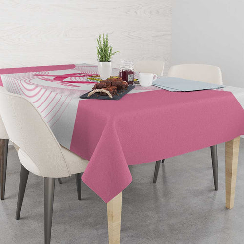 Custom Bowls Australia Breast Cancer Tablecloth Pink Ribbon Curve Sporty - Aussie Hoodie