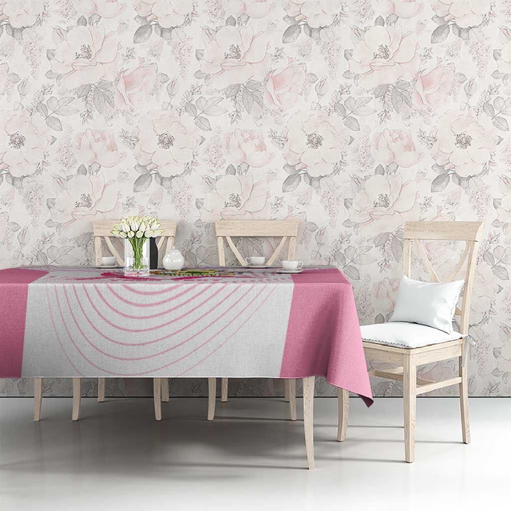 Custom Bowls Australia Breast Cancer Tablecloth Pink Ribbon Curve Sporty - Aussie Hoodie