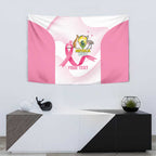 Custom Bowls Australia Breast Cancer Tapestry Pink Ribbon Curve Sporty - Aussie Hoodie