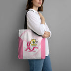 Custom Bowls Australia Breast Cancer Tote Bag Pink Ribbon Curve Sporty - Aussie Hoodie