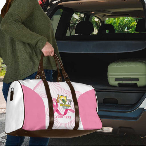 Custom Bowls Australia Breast Cancer Travel Bag Pink Ribbon Curve Sporty - Aussie Hoodie