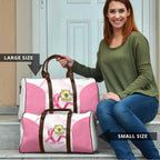 Custom Bowls Australia Breast Cancer Travel Bag Pink Ribbon Curve Sporty - Aussie Hoodie