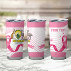 Custom Bowls Australia Breast Cancer Tumbler Cup Pink Ribbon Curve Sporty - Aussie Hoodie