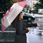 Custom Bowls Australia Breast Cancer Umbrella Pink Ribbon Curve Sporty - Aussie Hoodie