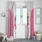 Custom Bowls Australia Breast Cancer Window Curtain Pink Ribbon Curve Sporty - Aussie Hoodie