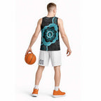 Australia Ovarian Cancer Awareness Basketball Jersey Brave Strong Teal Ribbon Aboriginal Art - Aussie Hoodie
