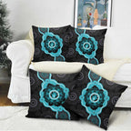 Australia Ovarian Cancer Awareness Pillow Cover Brave Strong Teal Ribbon Aboriginal Art - Aussie Hoodie