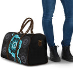 Australia Ovarian Cancer Awareness Travel Bag Brave Strong Teal Ribbon Aboriginal Art - Aussie Hoodie