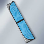 Australia Autism Awareness Month Auto Sun Shade Indigenous Lizard With Blue Ribbon - Aussie Hoodie
