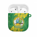 Budgerigar Australia Day AirPods Case Proud To Be An Aussie Opal National Color - Aussie Hoodie