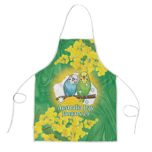 Budgerigar Australia Day Apron Proud To Be An Aussie Opal National Color - Aussie Hoodie